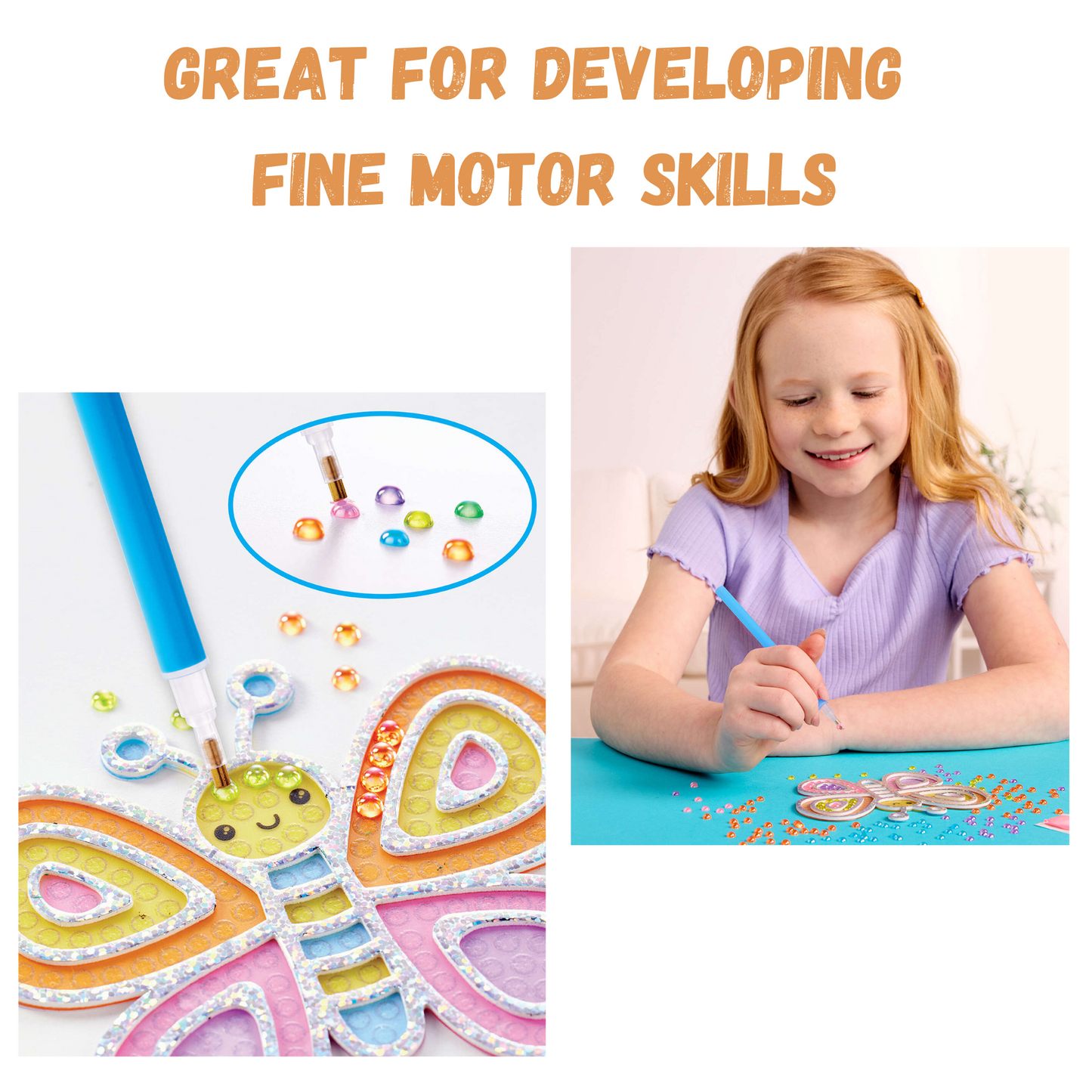 Bubble Gems Sticker Diamond Kit Butterfly