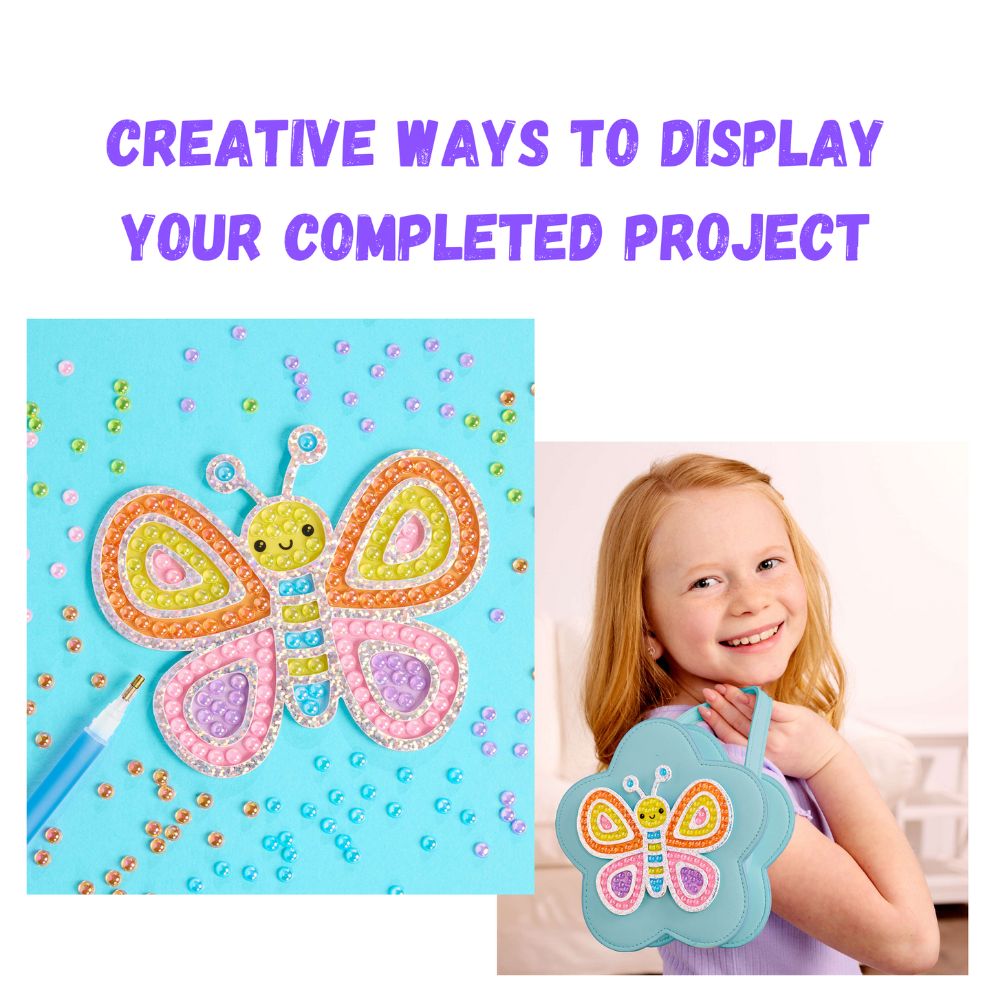 Bubble Gems Sticker Diamond Kit Butterfly