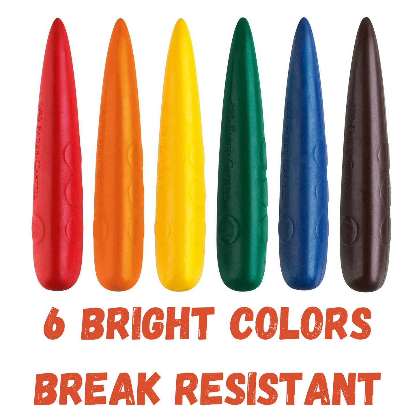 Little Creatives Easy Grip Finger Crayons