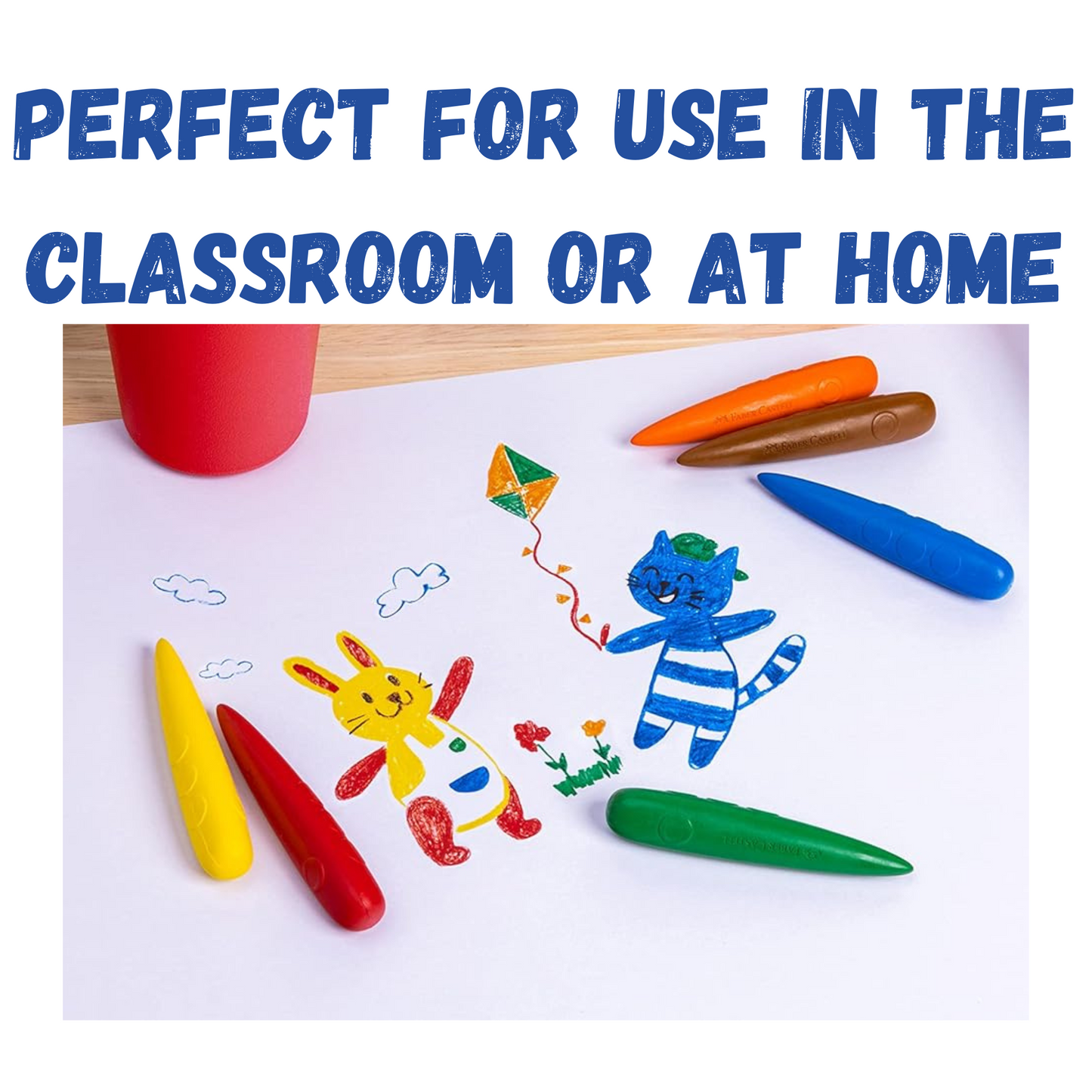 Little Creatives Easy Grip Finger Crayons