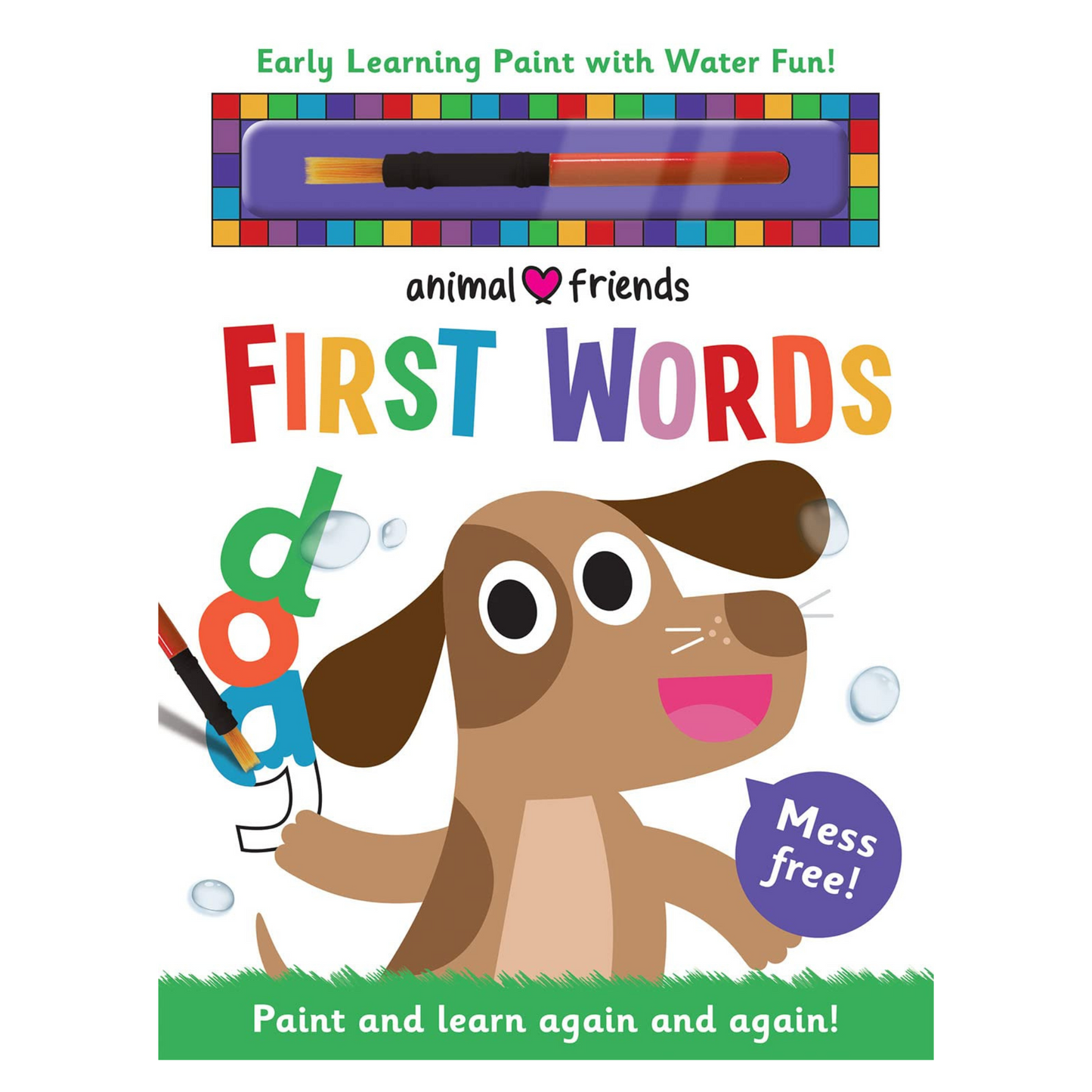 Animal Friends First Words Paint with Water