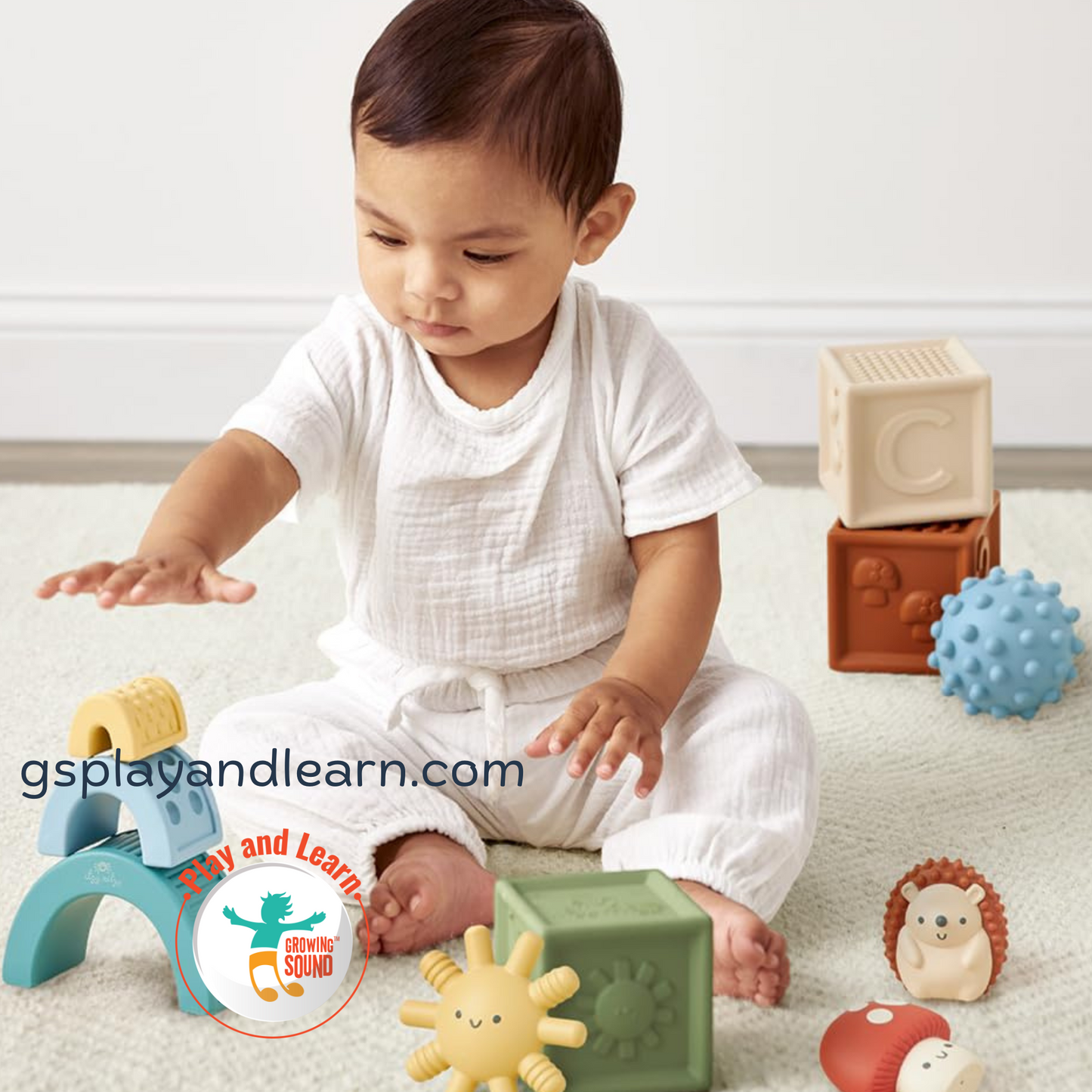 Itzy Ritzy Sensory Block Set