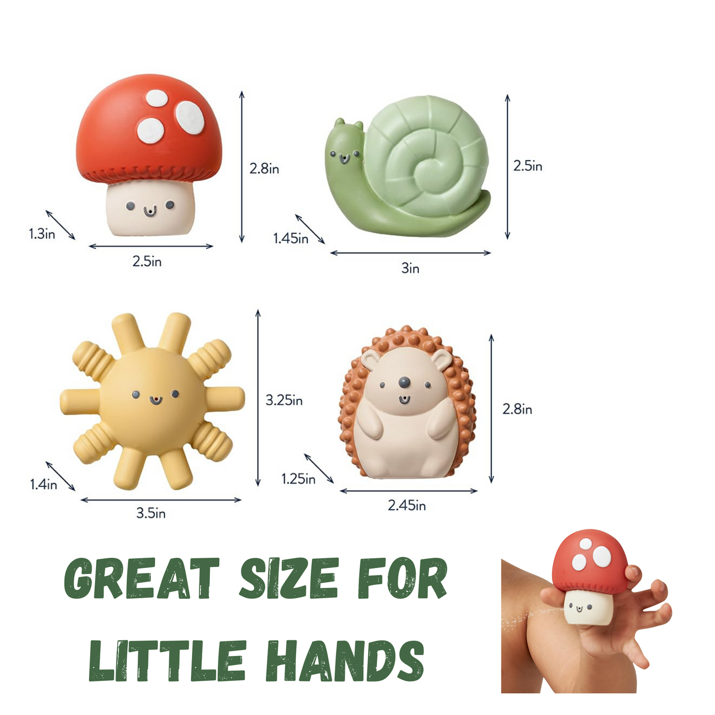 Itzy Sensory Bath Squirters