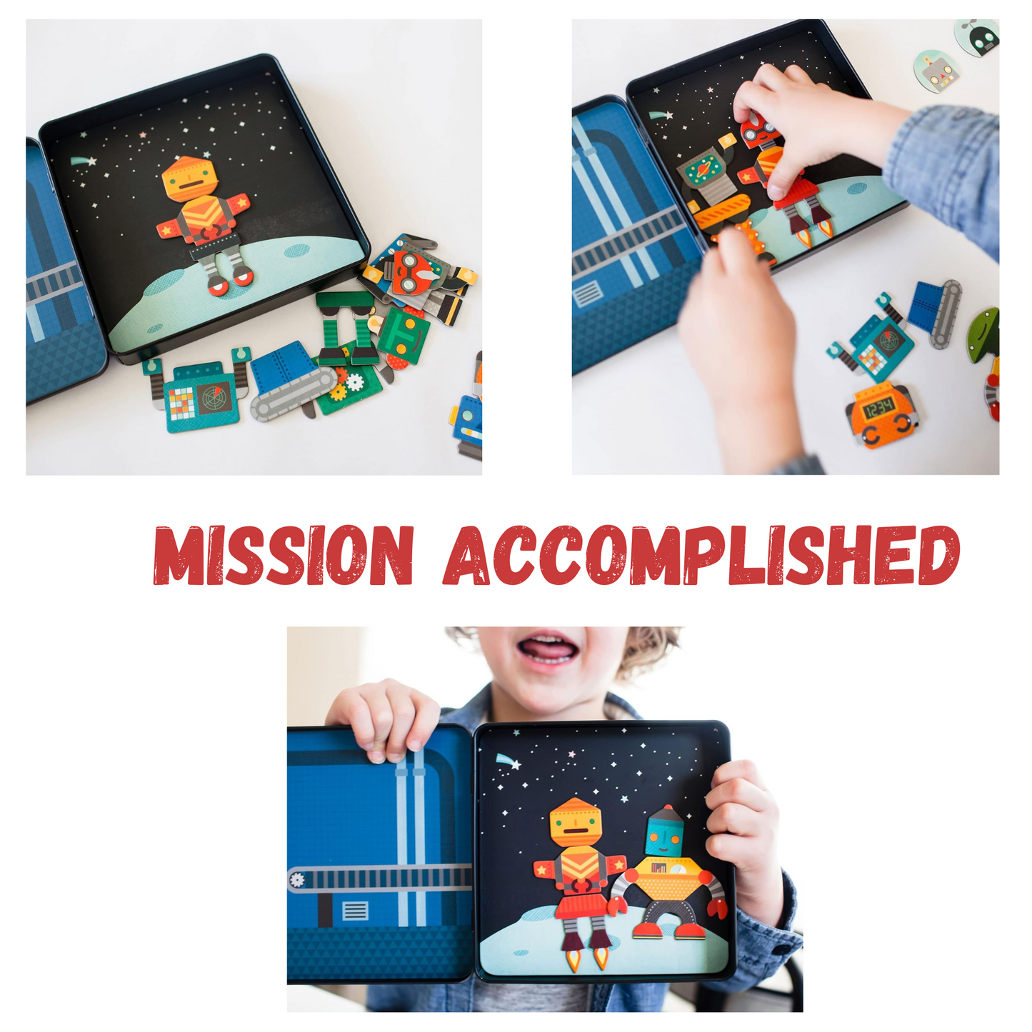 Robot Remix Magnetic Play Set