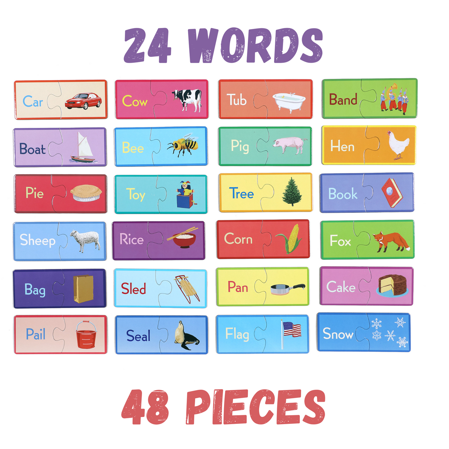 Simple Words Puzzle Pairs