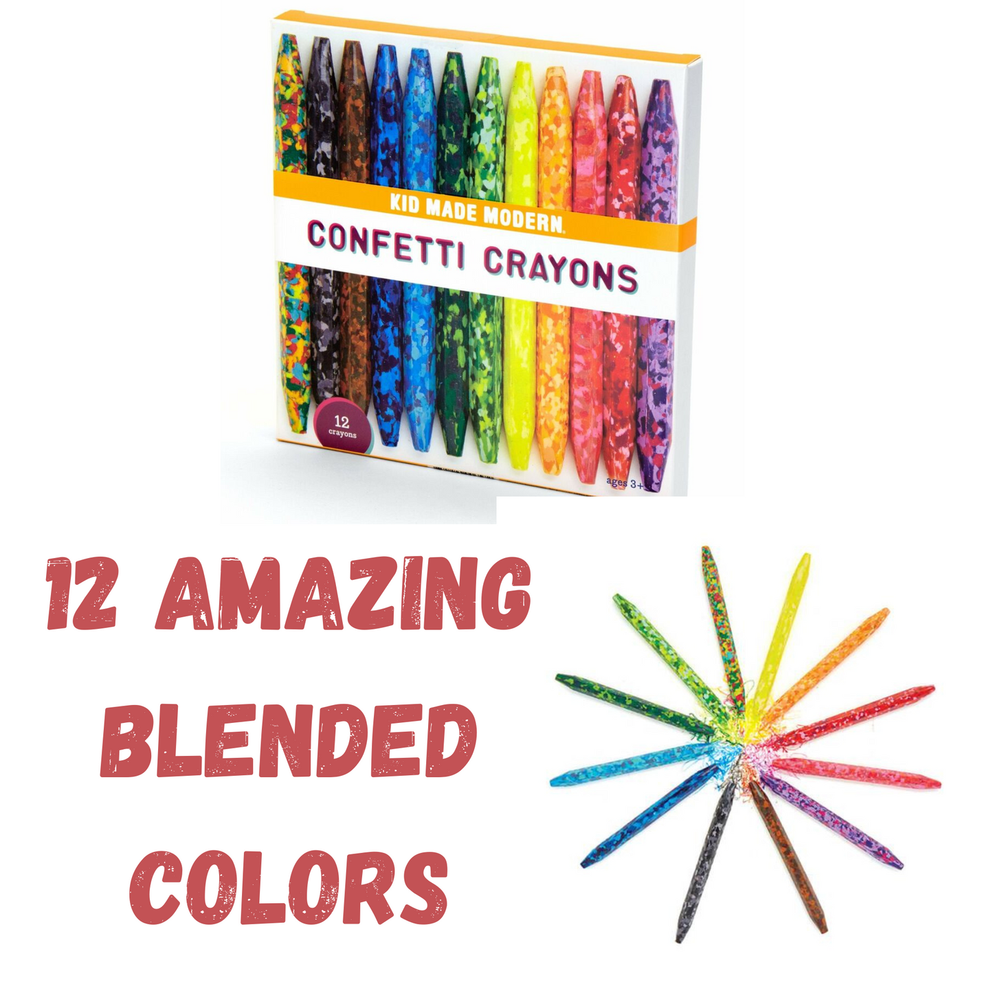 Confetti Crayons