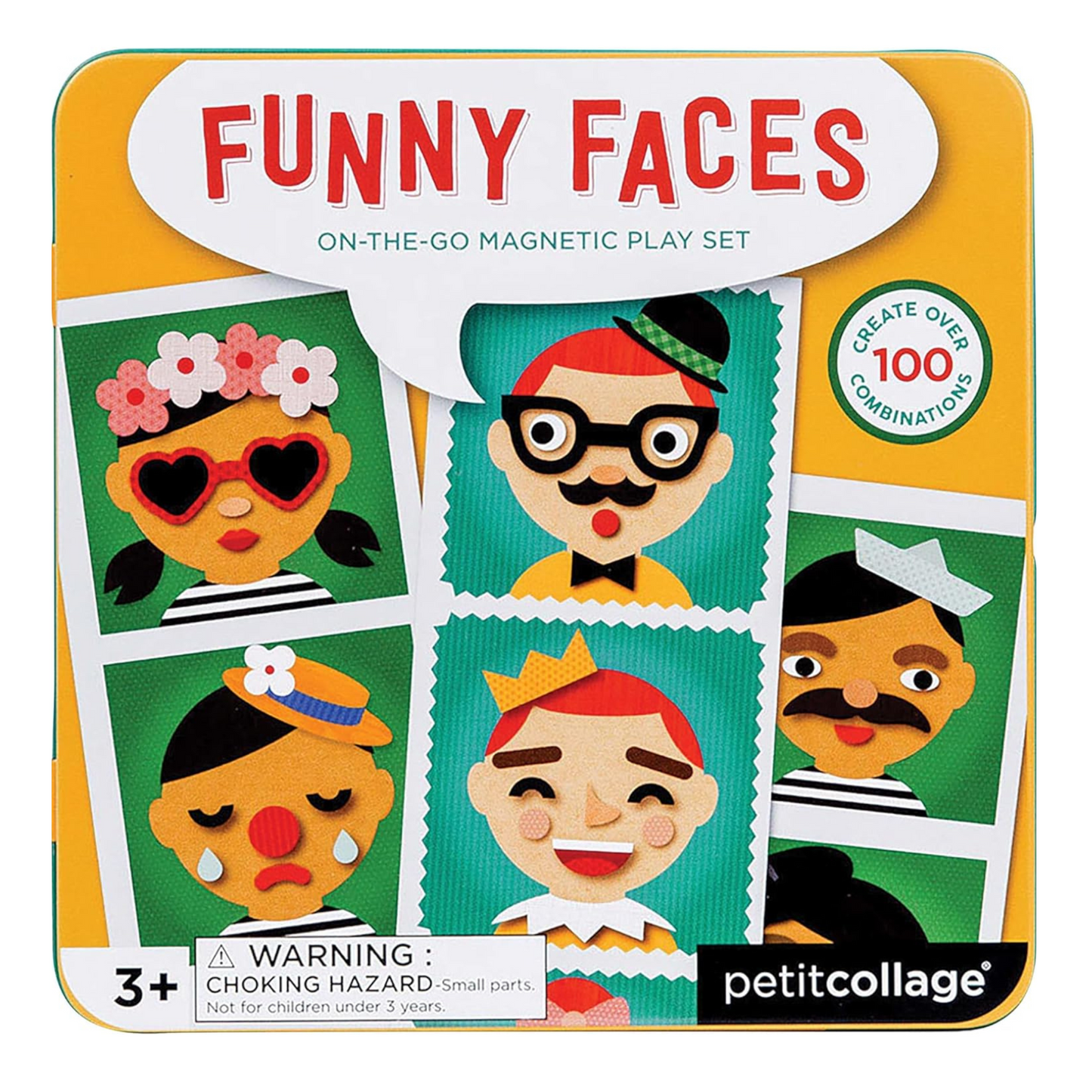 Funny Faces Magnetic Play Set