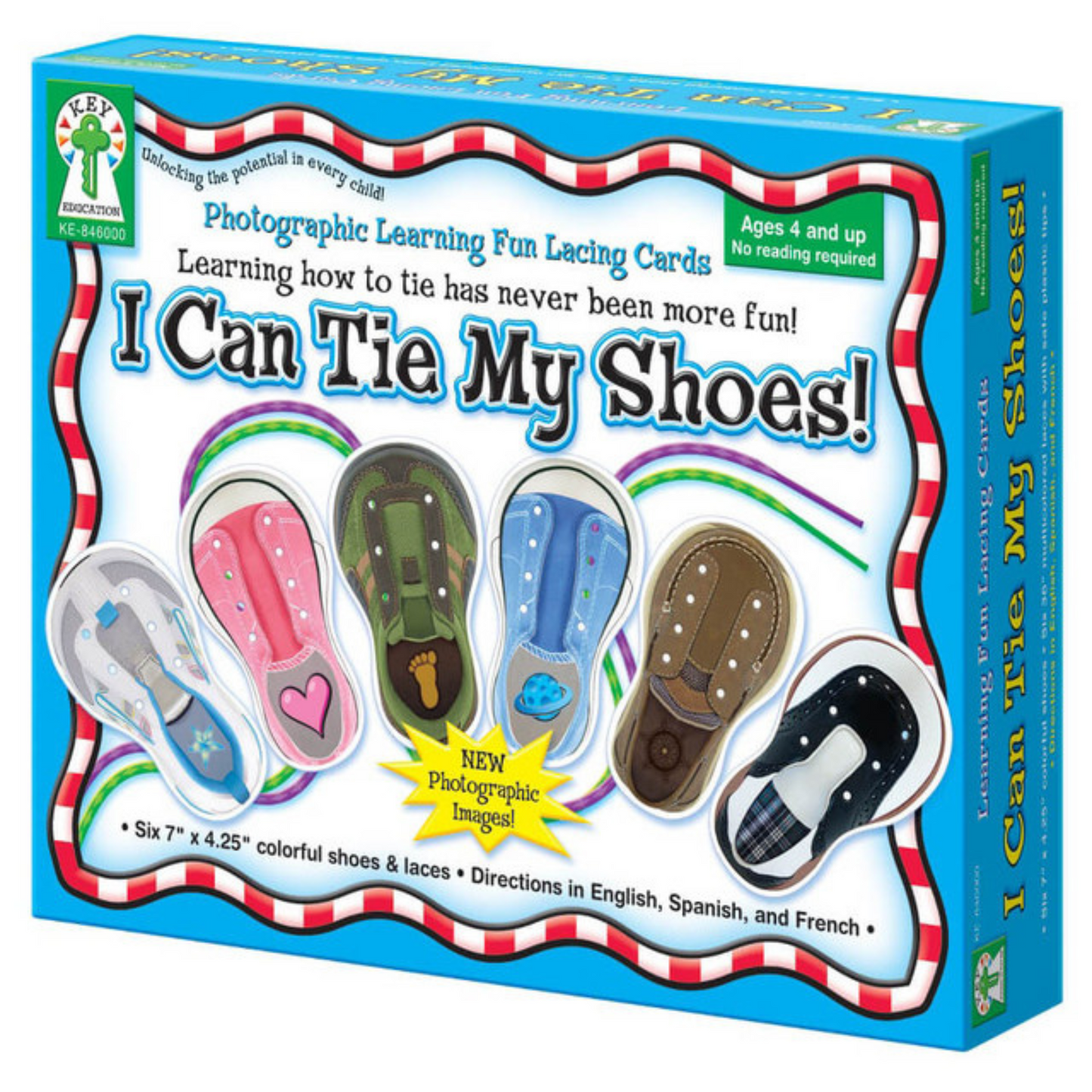 I Can Tie My Shoes Lacing Cards