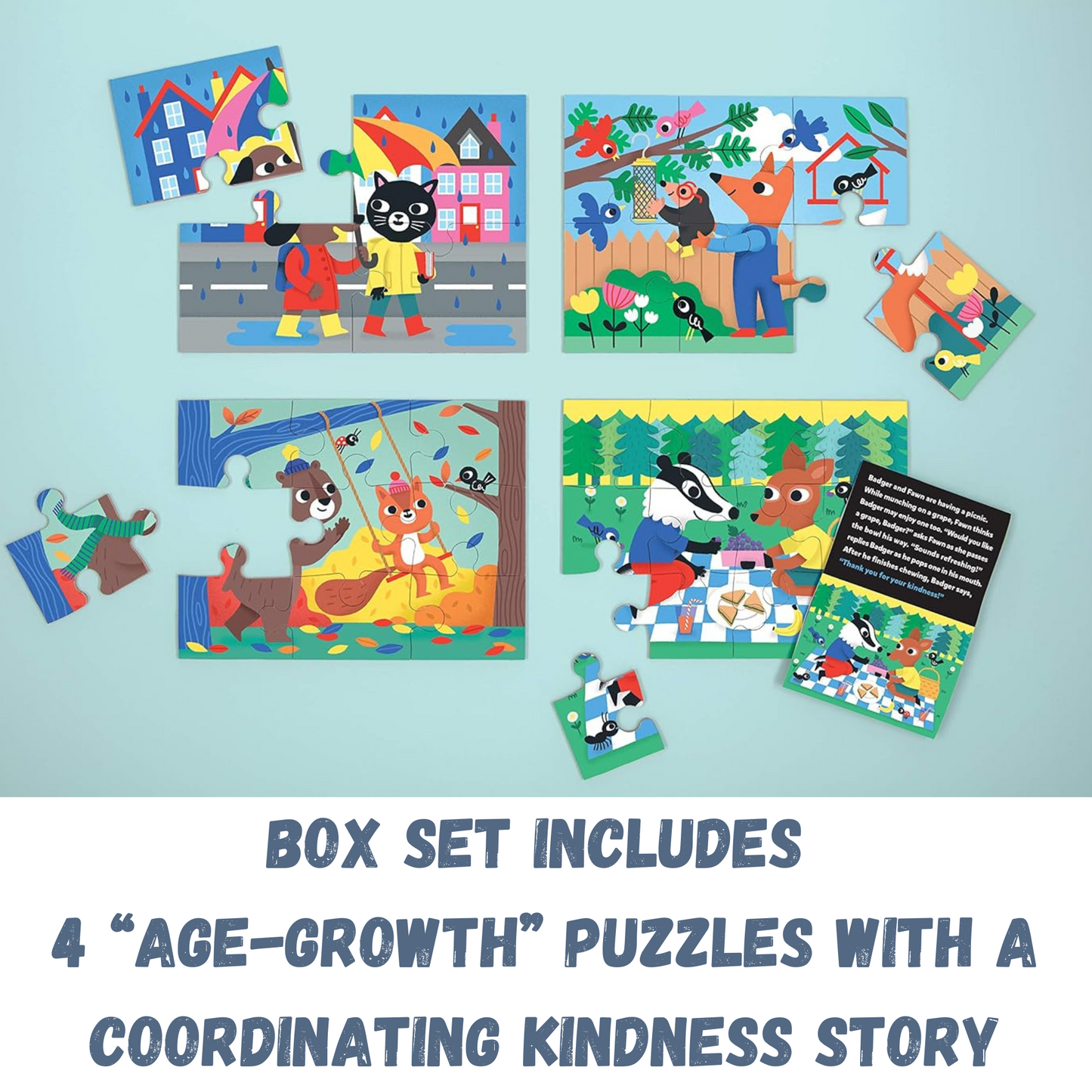 Kindness Puzzle Set-4 in a Box