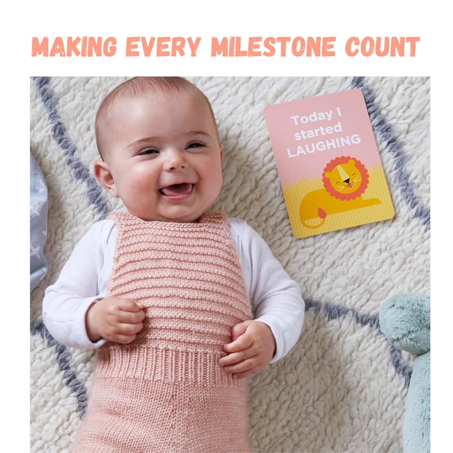 Baby Keepsake Milestone Moment Cards