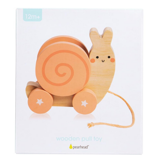 Wooden Snail Pull Toy