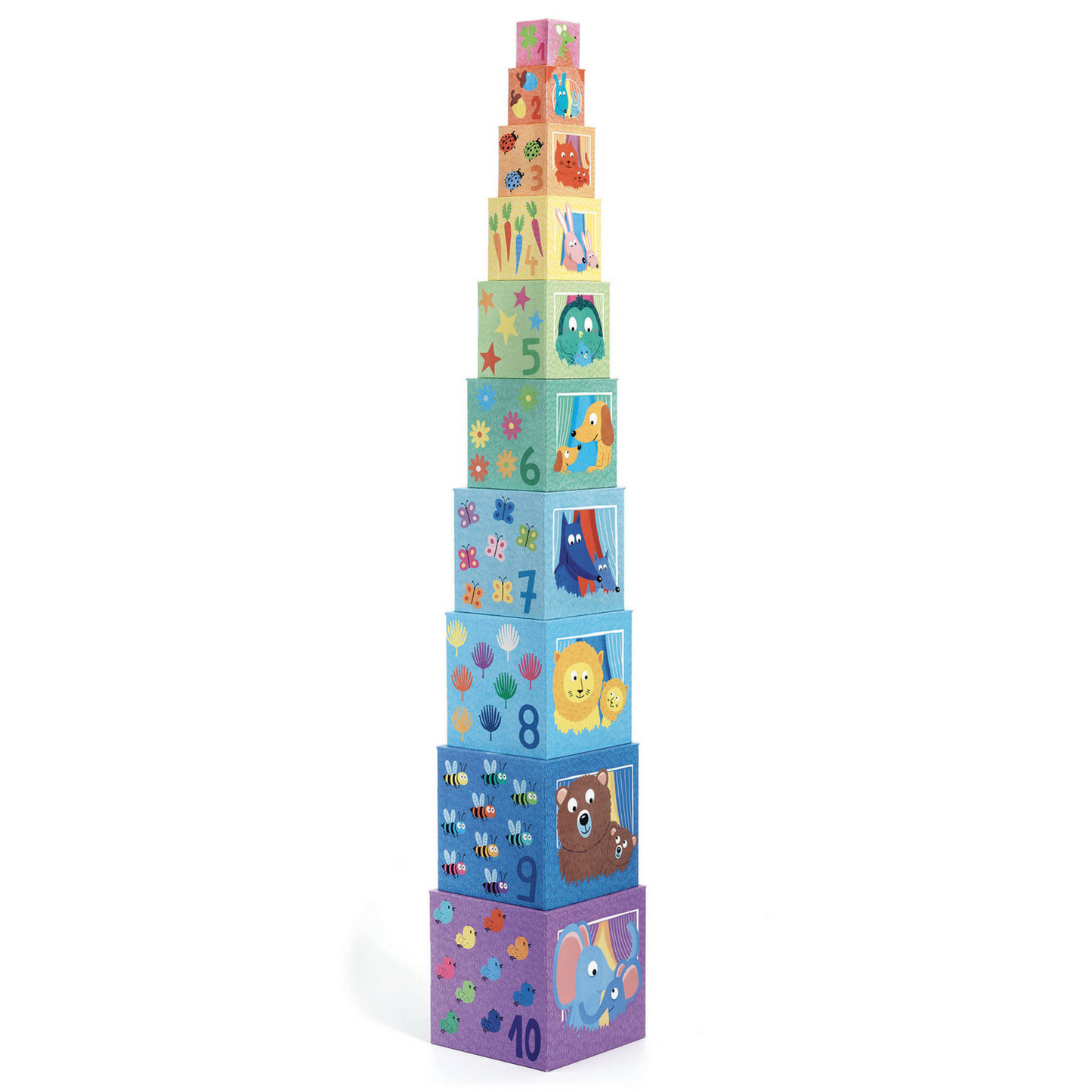 Rainbow Blocks and Towers