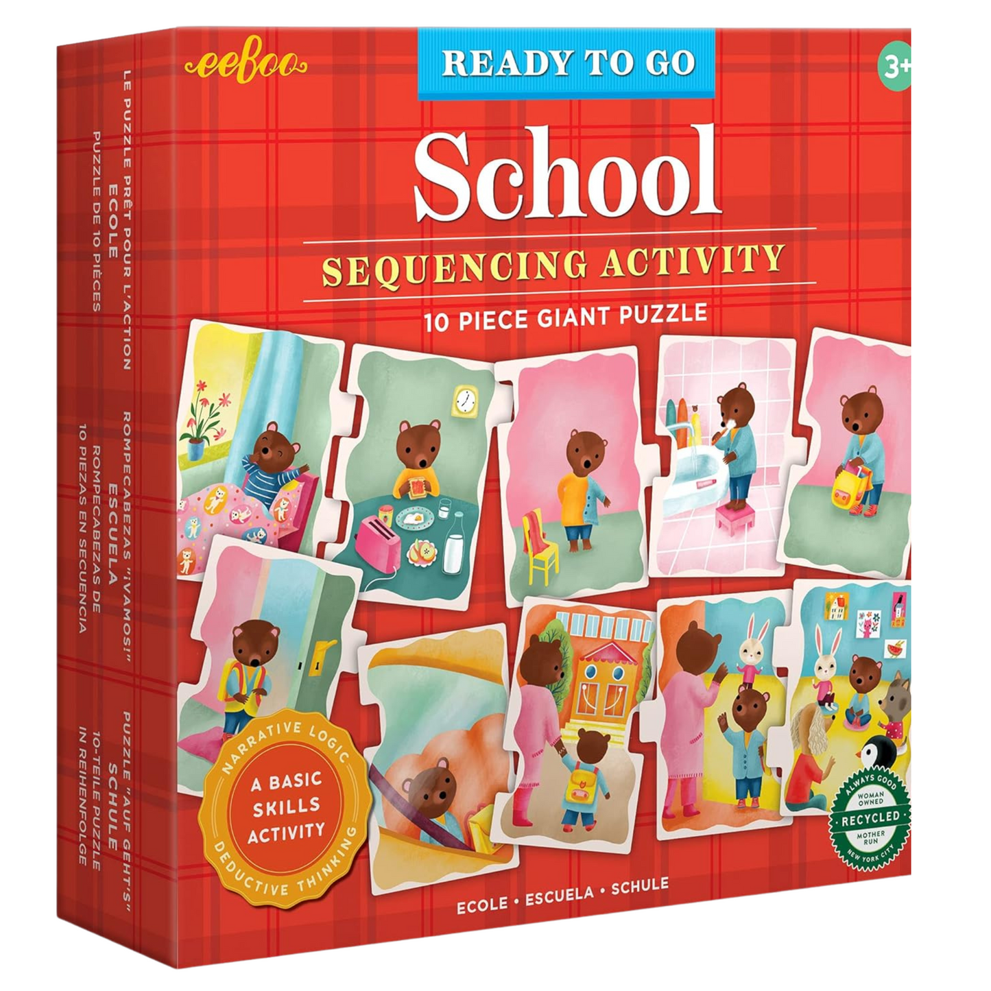 Ready To Go School Sequencing Puzzle