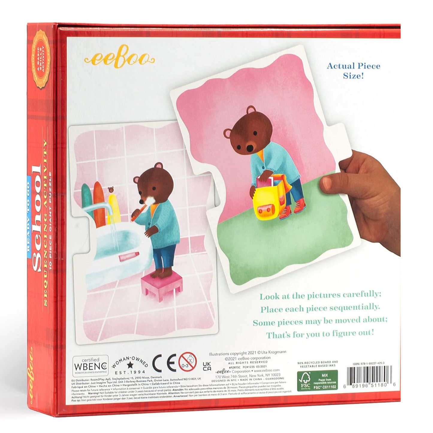 Ready To Go School Sequencing Puzzle