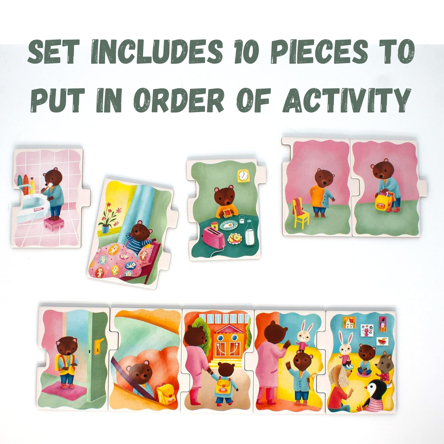 Ready To Go School Sequencing Puzzle