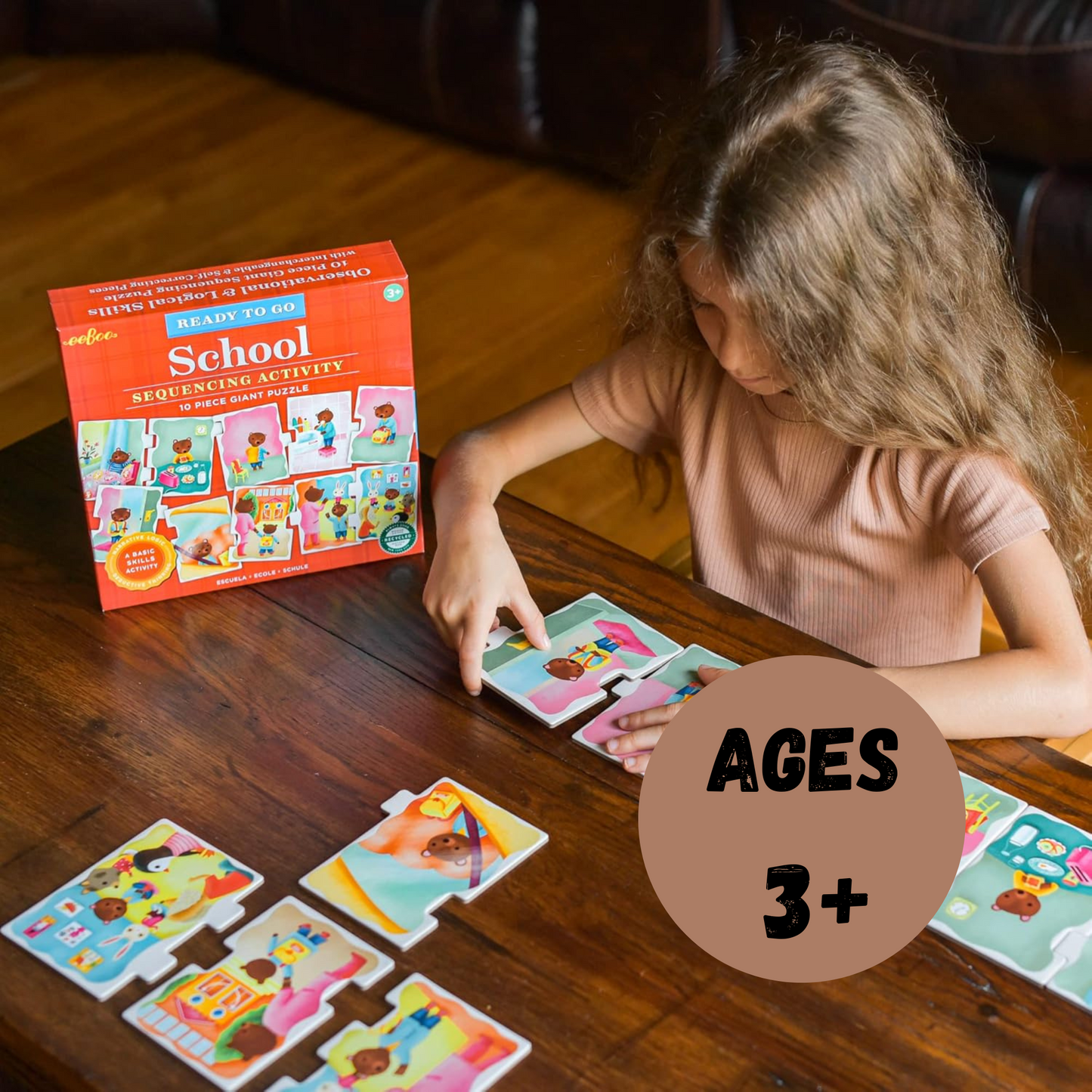 Ready To Go School Sequencing Puzzle