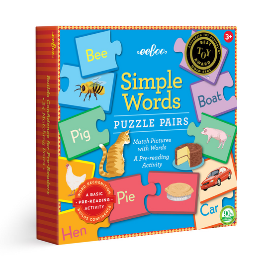 Simple Words Puzzle Pairs