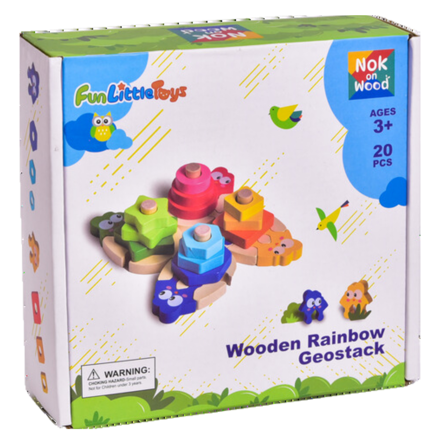 Wooden Stacking and Sorting Game